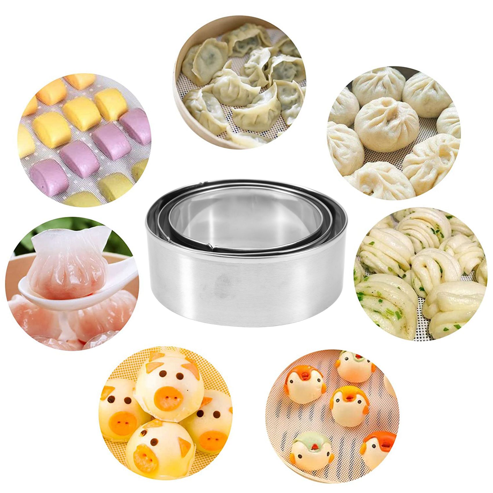 Gyoza Dumpling Maker - Machine à raviolis FAST, 8 pièces,