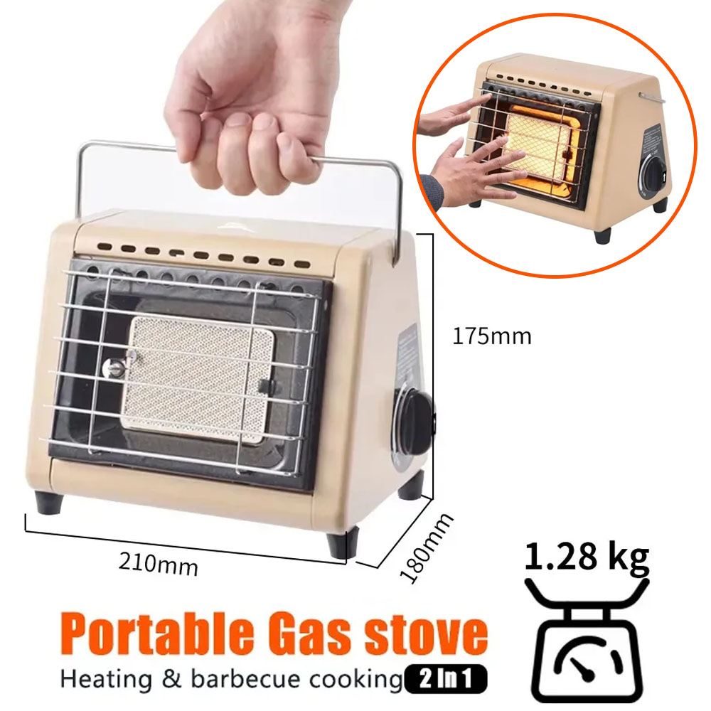 Home Cooking Heater - Réchaud à gaz portable 2 en