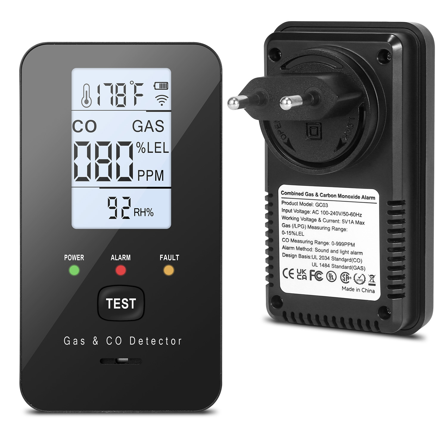 Détecteur combiné de gaz natur - Home Cooking Gas avis et prix