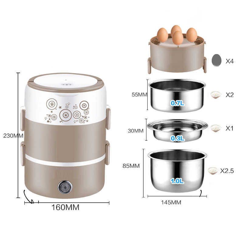 Boîte à lunch chauffante élect - Home Cooking Heater avis et prix