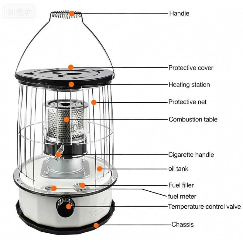 Poêle de chauffage portable mu - Home Cooking Heater avis et prix