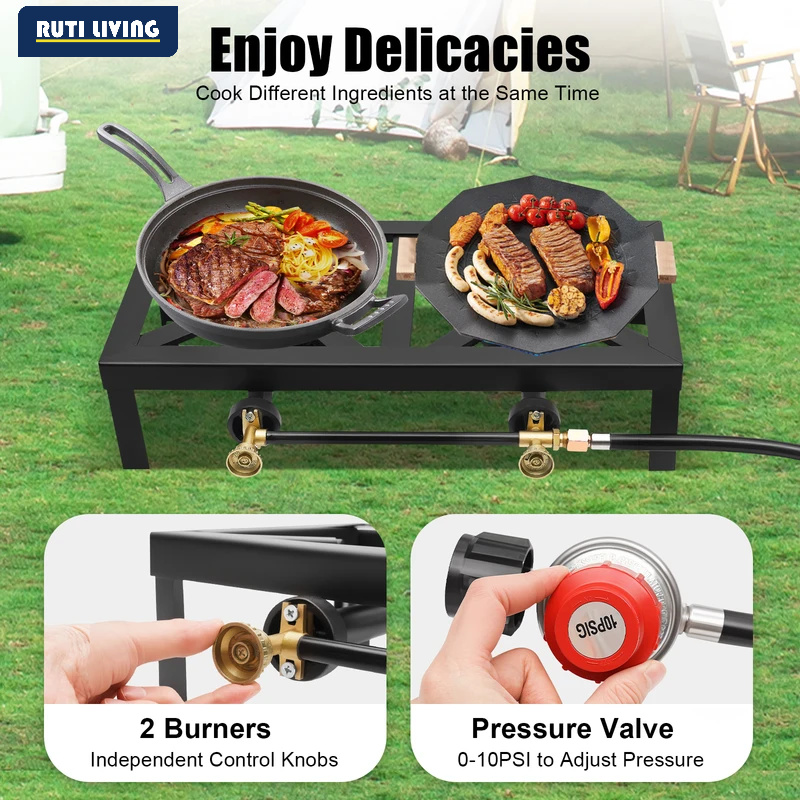 Réchaud à gaz portable 1/2 brû - Home Cooking Gas avis et prix
