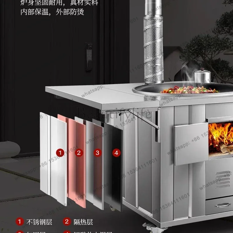 LS Poêles à bois en acier inox - Home Cooking Heater avis et prix