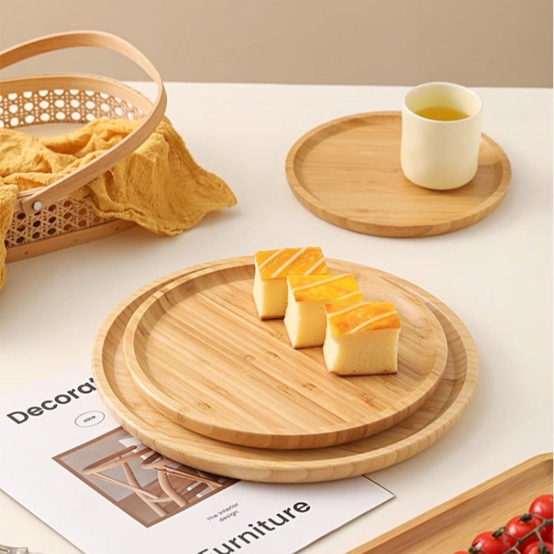Assiette de service en bambou  - Home Cooking Recipes avis et prix